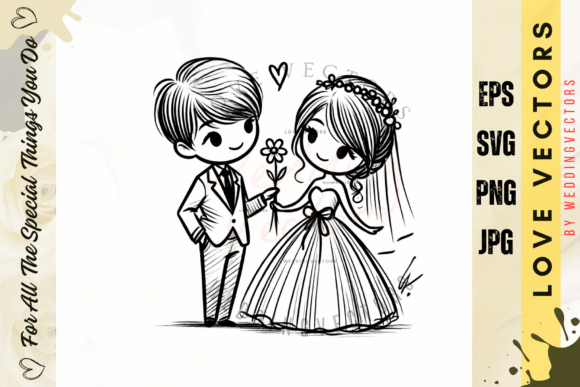 C687: Crafting Timeless Romance with Wedding Vectors