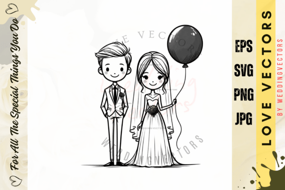 Capturing Romance: The C4560 Couple Vectors for Design