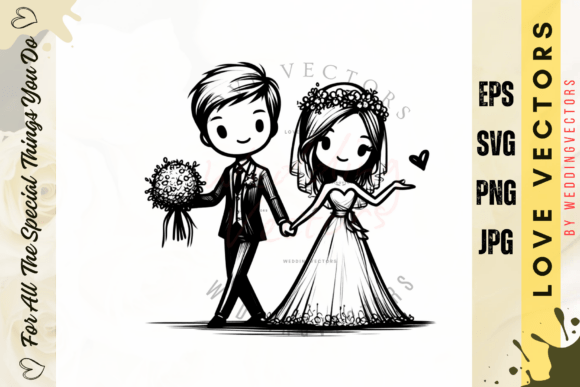 Modern Luxury Love Illustration: The C2053 Collection