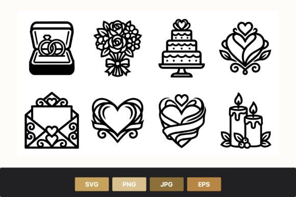 Monochrome Magic: Using Wedding Line Art for Timeless Branding