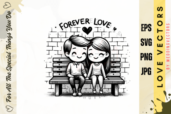 Wedding Couple and Love Vectors - C728: A Designer's Dream for Romance