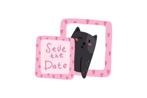 Whiskers and Vows: Crafting Your Perfect Cat Wedding Save the Date